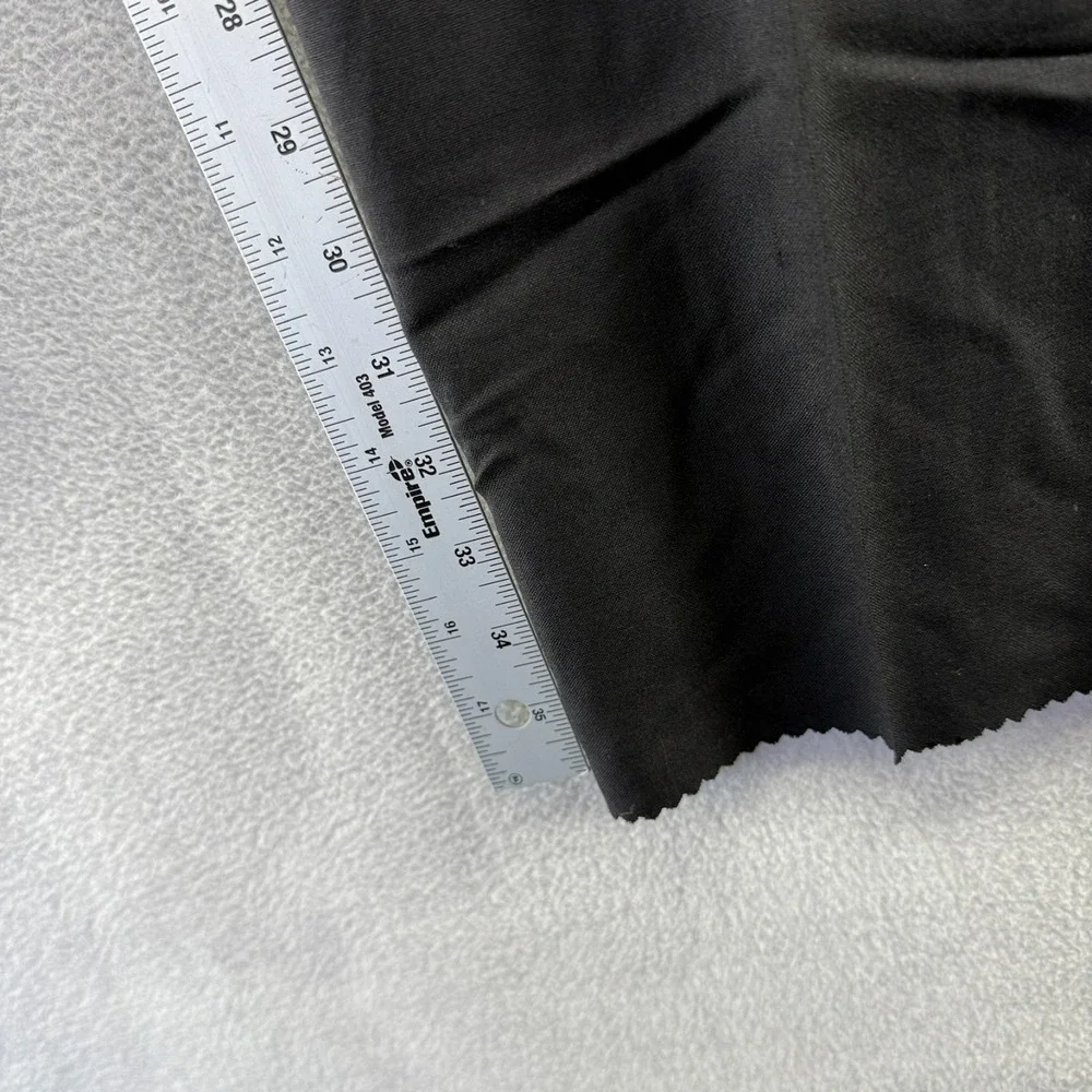 Vintage Sansabelt Dress Pants men's 34 Black Trousers Super 100s Unhemmed NEW